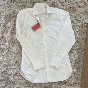 NWT Thomas Pink White Men's Long-Sleeve Shirt